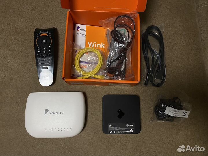 TV приставка wink и роутер для телевизора