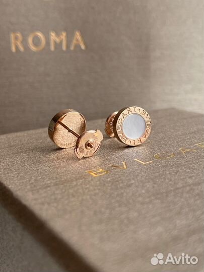 Bvlgari серьги пусеты