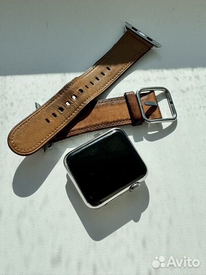 Apple watch 42 mm 1-gen Нержавеющая сталь
