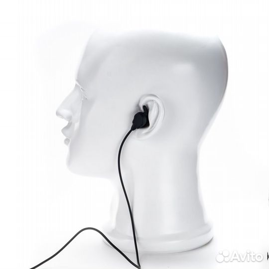 Гарнитура для рации с виброционным ушным датчиком