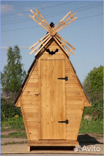 Дачный туалет с кошкой юно 643