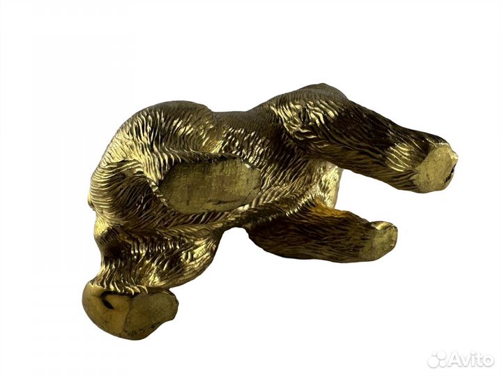 Бронзовый медведь статуэтка
