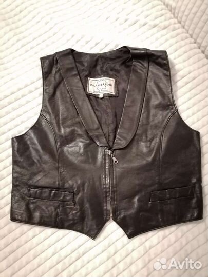 Жилет натуральная кожа