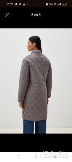 Стеганое пальто
