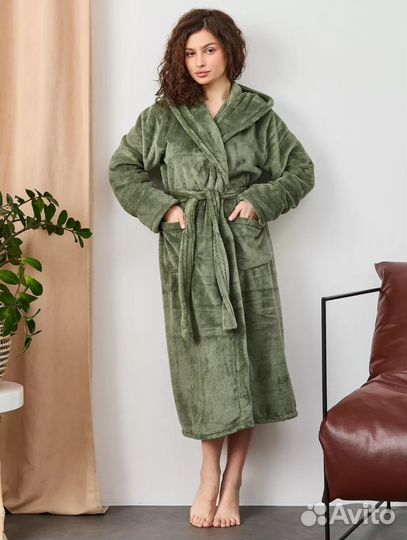 Новый теплый махровый халат женский 5хl