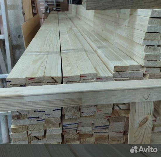 Рейка 18х40 с бортиком для подрамников