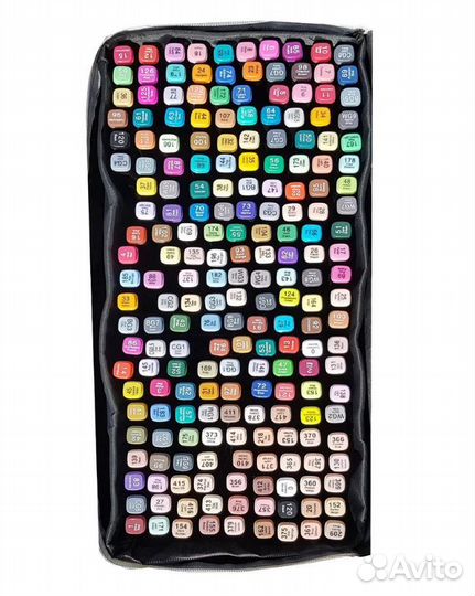 Набор маркеров для скетчинга в сумке 204 цвета