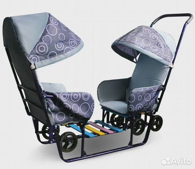 Санки для двойни погодок близнецов+ доставка