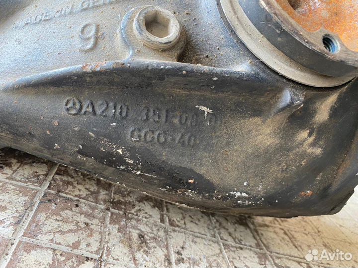 Редуктор задний мерседес W210 3.07 япония