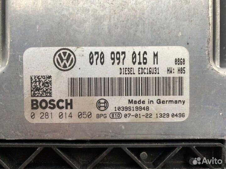 Блок управления двигателем Vw Transporter T5 BRR