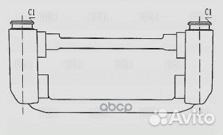 Скоба суппорта для а/м Chevrolet Lacetti (04)