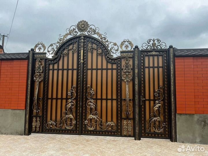 Ворота кованные под заказ