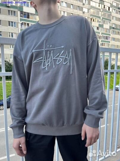 Stussy свитшот чёрный (Арт.84679)