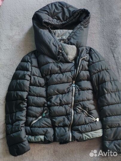 Черная зимняя куртка на девочку или девушку