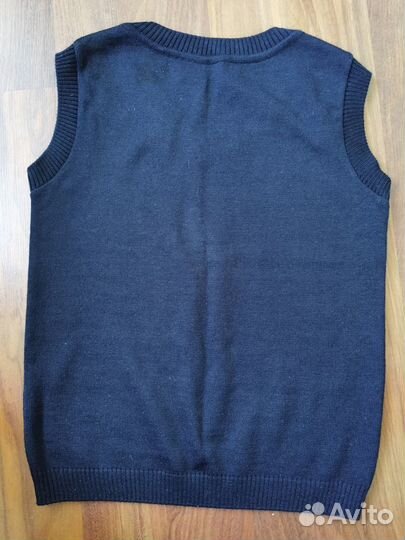 Синий жилет для мальчика