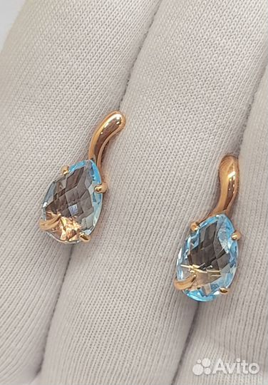 Золотые серьги