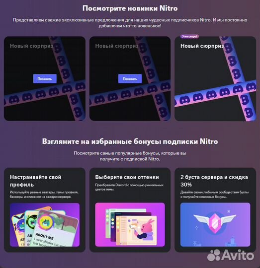 Discord Nitro Basic/Full 1/12 месяцев