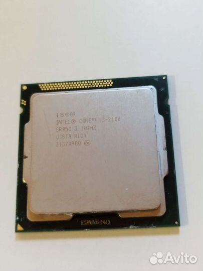 Процессор intel core i3-2100
