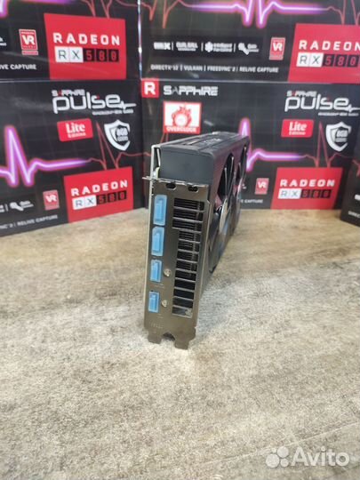 Видеокарта AMD RX 580 Sapphire Pulse 8G gddr5 dual