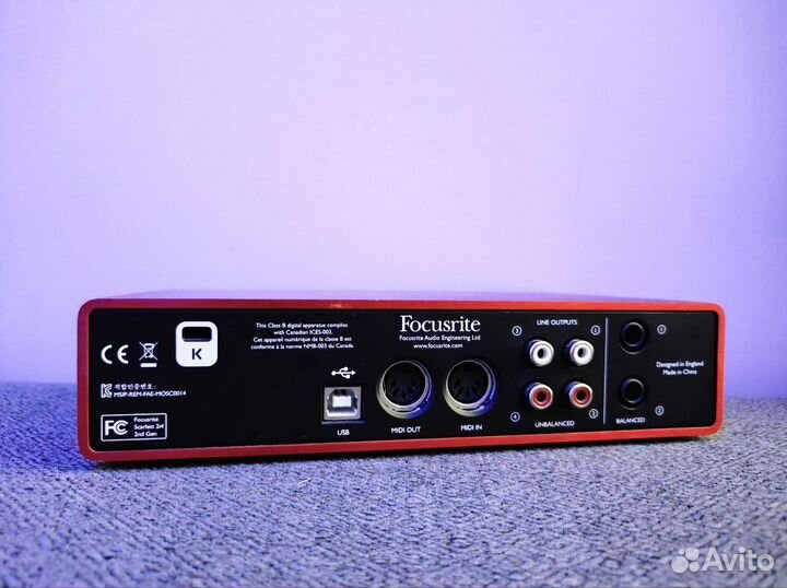 Focusrite Scarlett 2i4 2nd Gen