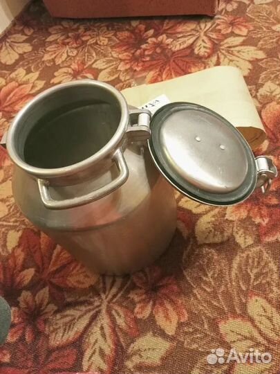 Фляга алюминий, 18 л, с ручкой, Калитва