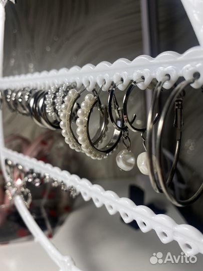 Серьги бижутерия