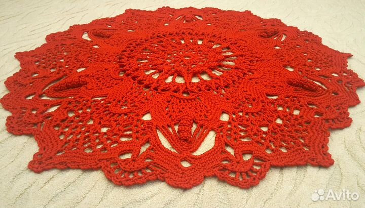 Ковер ручной работы из полиэфирного шнура