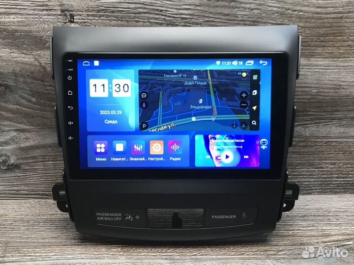 Магнитола Mitsubishi Outlander 2 2/32GB 8 ядер, 4G