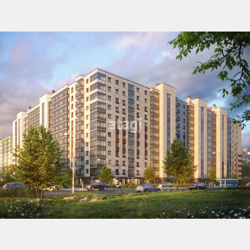 2-к. квартира, 47,9 м², 10/12 эт.