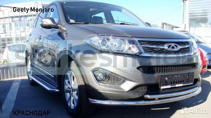 Пороги подножки Geely Monjaro TOR