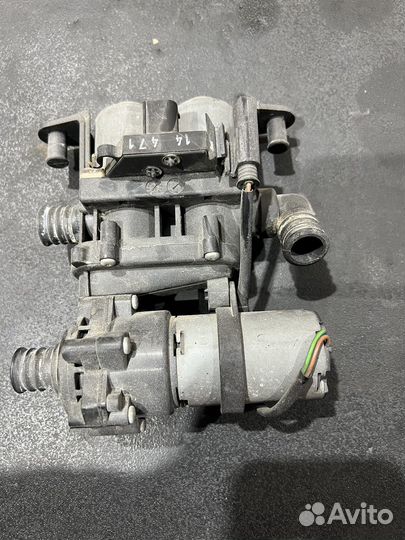 Клапан печки с доппомпой M60 BMW E38