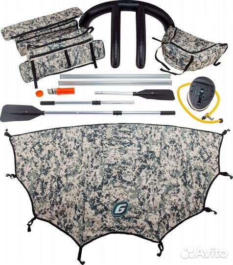 Лодка пвх Gladiator C330AL camo