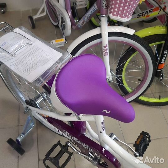 Детский велосипед Novatrack Butterfly 20