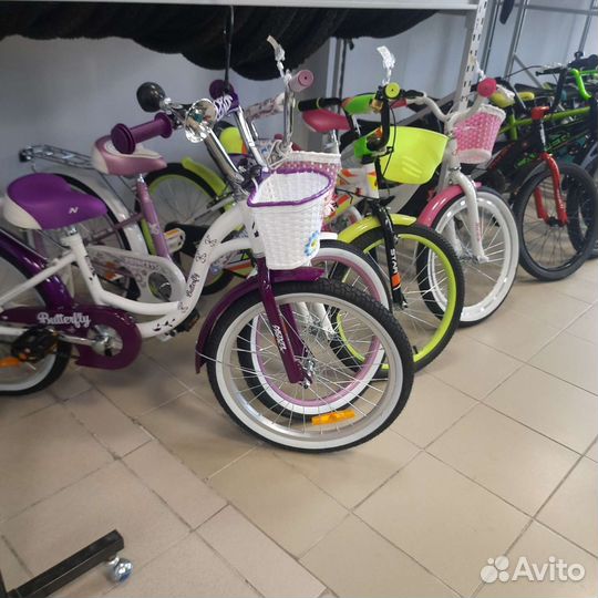 Детский велосипед Novatrack Butterfly 20