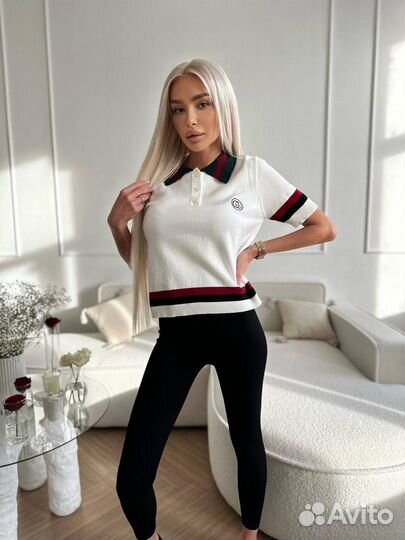 Футболка поло Gucci (Premium)