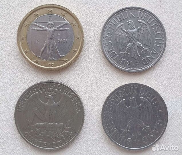 Монеты иностранные обмен
