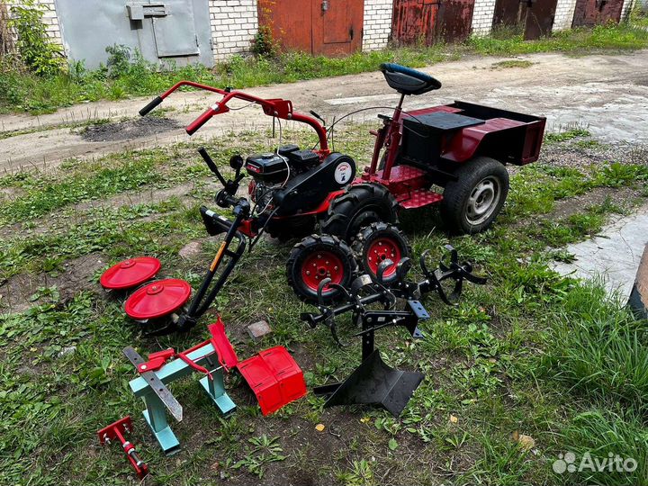 Мотоблок агат с адаптером