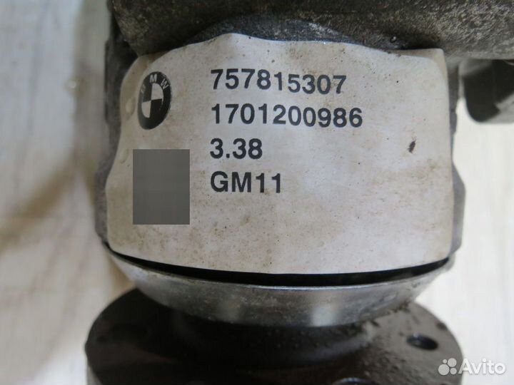 Передний редуктор пара 3.38 BMW X4 F26