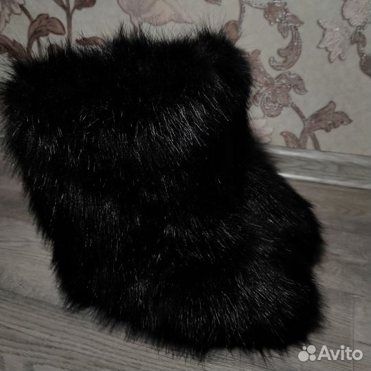 Ботинки пушистые