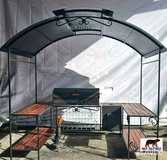 Беседка с мангалом