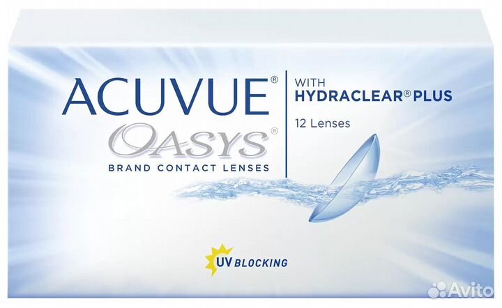 Линзы контактные acuvue oasys однодневные