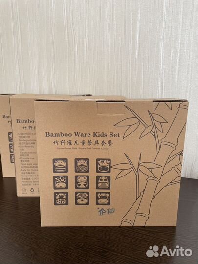 Новый набор бамбуковой посуды