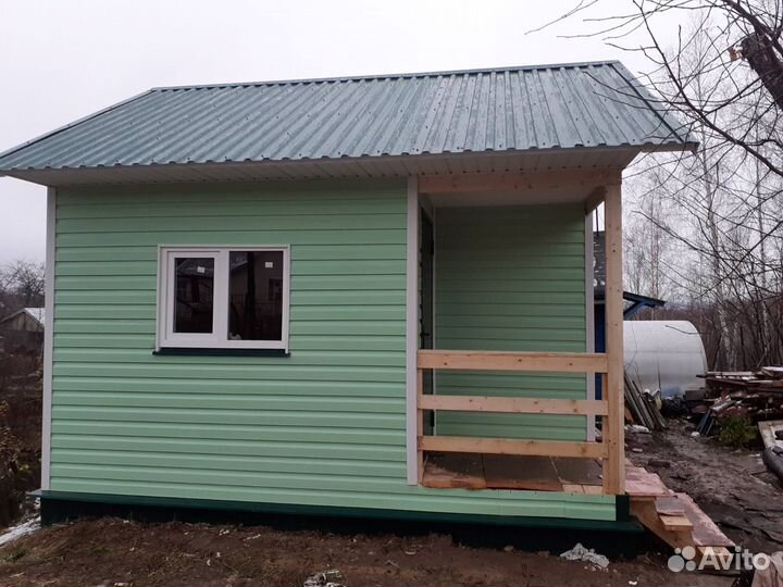 Строительство дачного дома 4x4