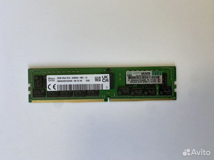 P21674-001 Оперативная память HPE 32GB Dual Rank