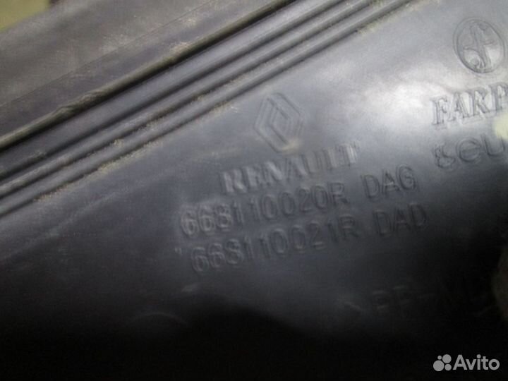 Жабо Renault Fluence 2010-2017 Рено Флюенс