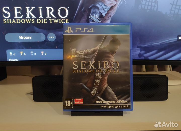 Sekiro shadows die twice ps4 диск