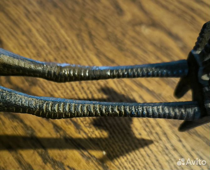 Цапля чугунная литая 23 см, Финляндия