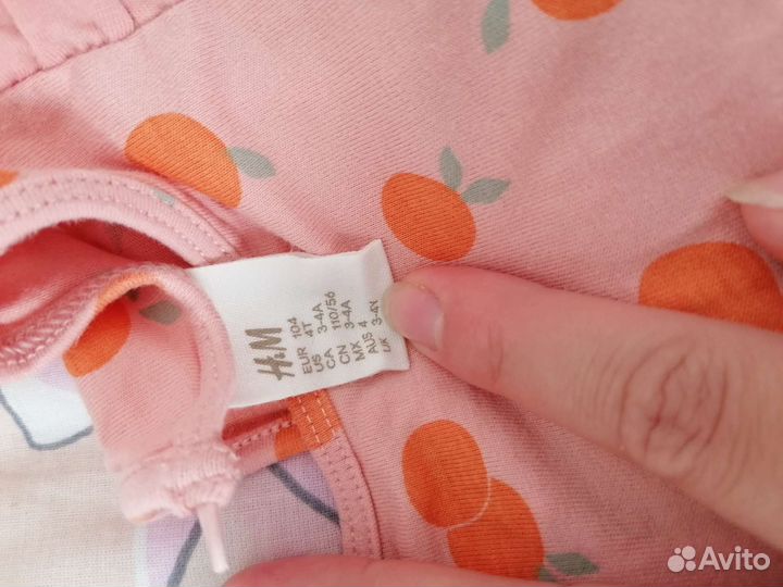 Вещи пакетом на девочку 104р