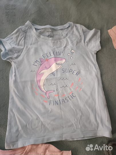 Пакетом футболки на девочку 6 лет