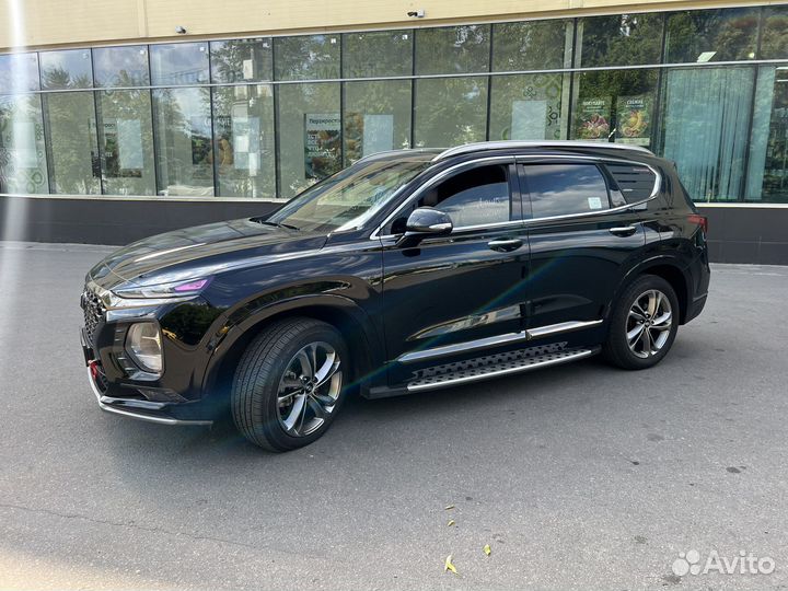 Hyundai Santa Fe 2.2 AT, 2018, 70 000 км